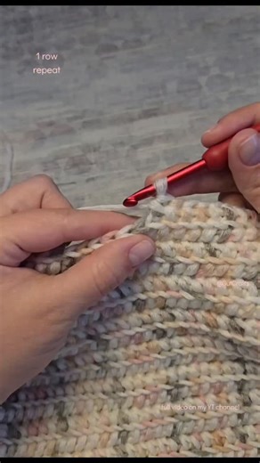 GuTCrafts on Instagram: "2 Faces 1 Row Repeat HDC BLO Crochet Pattern | Crochet Scarf/Blanket/Cardigan"