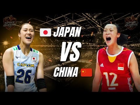 China 🇨🇳 Wins 3-1 😱 Tight Set 4 vs 🇯🇵 Japan | Women Volleyball Highlights ( ‪@spikequeenstv‬ )