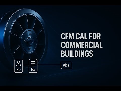 Calculate CFM for Commercial building
