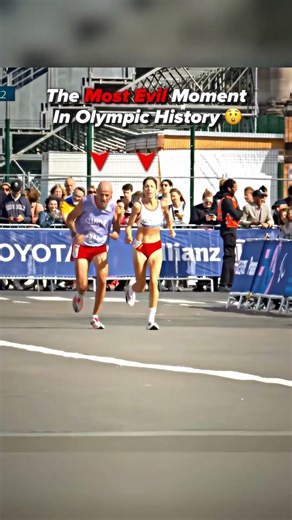 So much for the "Olympic spirit"🙄 #track #marathon #blind #paralympics #sports