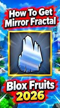 how to get mirror fractal in blox fruits 2026 || #bloxfruits #roblox #shorts #gaming #shortsfeed