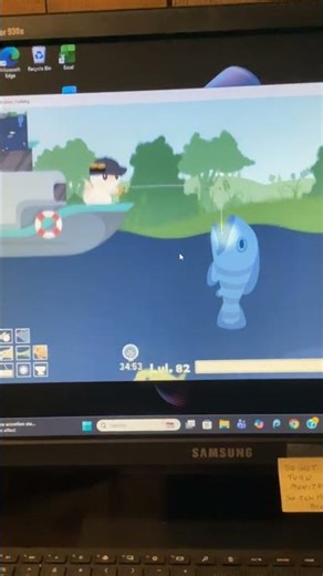 Trumble Caught In Cat Goes Fishing