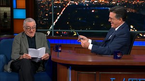 Robert De Niro Over Prepares For The Colbert Questionert
