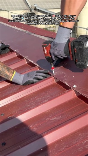 GENIUS TRICK! ⚡ Install Roof Flashing Perfectly Watertight! 😲