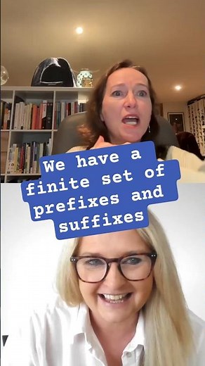 We have a finite set of prefixes and suffixes #educationpodcast #twinklbeyondenglish #literacy