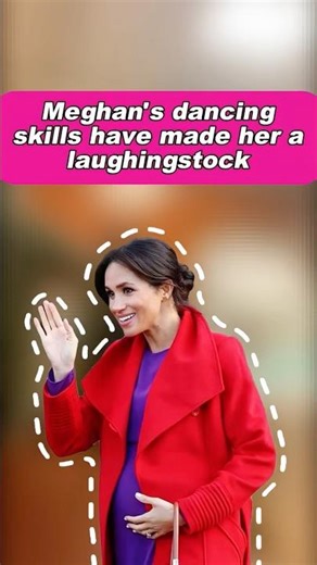 Meghan's dancing skills have made her a laughingstock. #royal #meghan #kate