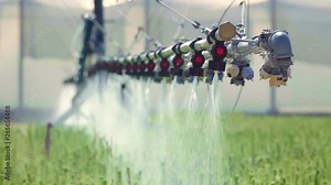 Equipment for landscape irrigation. Automatic watering system for greenhouses