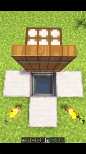 Minecraft Automatic Teleport Pad #minecraft #shorts