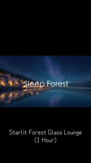Deep Sleep Music in a Glass Forest Lounge