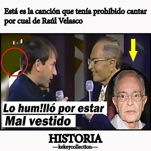 Está es la canción que tenía prohibido cantar por cual de Raúl Velasco | kekeycollection