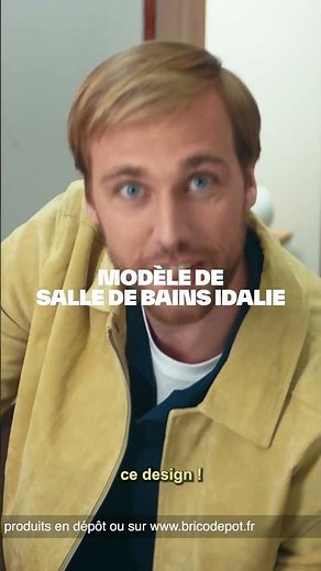 LARS revient chez Brico Dépôt. Son choix ? Les meubles de salle de bains IDALIE ! #bricodepot