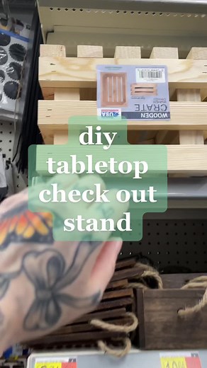 DIY Tabletop Check Out Stand - Walmart Haul Showcase