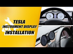 Tesla instrument display installation tutorial | display setup for model 3 & Y | #teslaaccessories