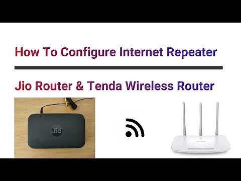 How to Connect Tenda Router With JioFiber Router Wireless| Tenda Router Ko Jiofiber Ke Sath Connect.