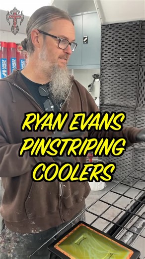 Counts Kustoms on Instagram: "@ryanatcounts always has a cool paint project going on at Count’s Kustoms. These coolers he pinstriped are going to benefit @stjude at this year’s @cruisinsouthernstyle car show in Marksville, LA! It’s this weekend Nov. 21-22 so don’t miss out on your chance to own one of these! #countskustoms #lasvegas #history #countingcars #stjude #pinstripe #auction #charity #carshow #paragon #cruisinsouthernstyle #f1 #f1vegas"