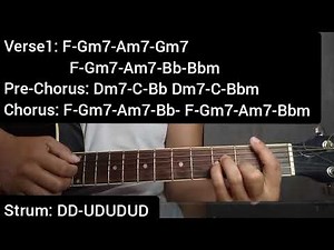 BINIBINI By ZACK TABUDLO Guitar chords tutorial