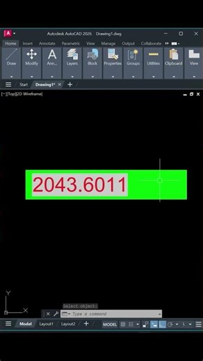 Auto Update Area in AutoCAD | Quick & Easy Tutorial #shorts