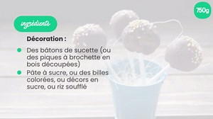 Cake pops au chocolat