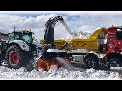 Powerful Snow Blowers & Removal Machines - Extremely Fast Snow Plowing