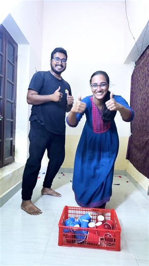 Who has the fastest hands?! ⚡️ Cup & Balloon Speed Test #shorts #ytshorts #challenge