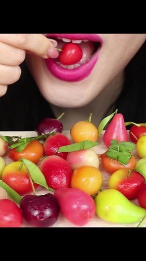 Rainbow Cake Eating ASMR Mukbang with Jane ASMR