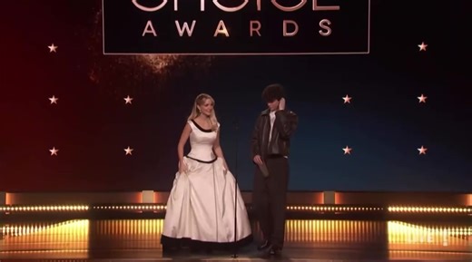 Owen Cooper and Mckenna Grace at Critics Choice Awards