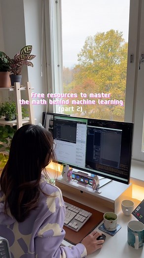 sopi on Instagram: "[Machine Learning Resource Series] Free resources to master the math behind machine learning part 2 ✨CS229: Machine Learning https://www.youtube.com/playlist?list=PLoROMvodv4rNH7qL6-efu_q2_bPuy0adh ✨Probabilistic Machine Learning: An Introduction https://probml.github.io/pml-bookbook1.html ✨The Matrix Calculus You Need For Deep Learning https://arxiv.org/abs/1802.01528 ✨The Mathematics of AI https://arxiv.org/abs/1802.01528 ✨Mathematics for Deep Learning https://www.d2l.ai/ch