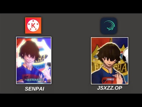 My KineMaster vs Alight Motion (Pt.-14) ⚡️|「Bachira Blue Lock [ Manga Edit ] 」