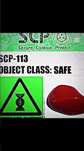 SCP-113 CLASS SAFE #edit #scp