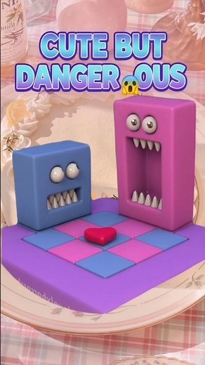 😱 Cute Blocks Turn SCARY for a Heart 💔 | Laughable Blocks