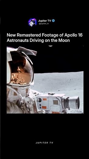 Apollo 16 Moon Rover Footage 🌗📹