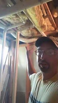 Water leaking from a basement bath exhaust fan! You'll never guess the cause...