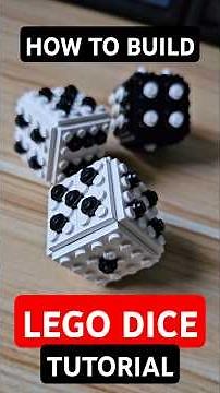 How To Build LEGO DICE Tutorial in Just 2 Minutes!