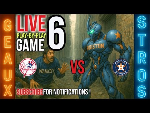 Astros vs Yankees Game 6 LIVE Play-by-Play Radio-Style Broadcast Sept. 4th, 2025