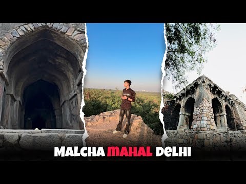 Delhi ki sabse haunted location , fir se gaye malcha mahal 📍🖤
