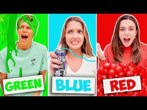 Alexa Rivera! USING ONLY ONE COLOR TO PRANK BRENT