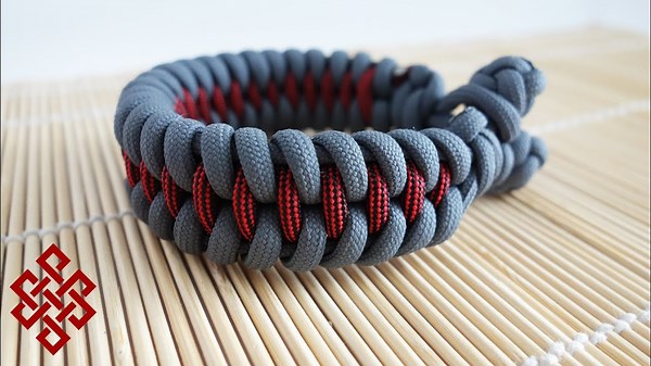 Dragon’s teeth paracord bracelet tutorial – no buckles needed