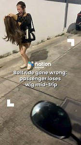 165K views · 2K reactions | Bolt ride gone wrong: passenger loses wig...