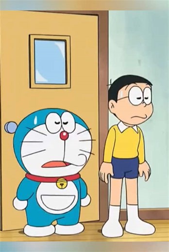 Nobita's Transformation into a Cat After Eating Animal Cookies