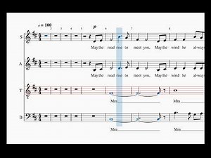 Old Irish Blessing, tenor, music by Denes Agay