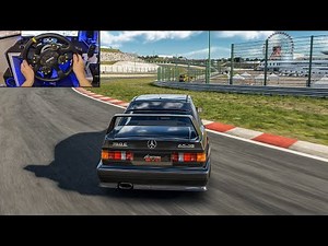 Assetto Corsa EVO - Mercedes-Benz 190E 2.5-16 Evo II Gameplay | Moza R16