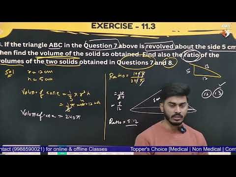 Ex 11.3 Q7 to Q9 Solution | Class 9 Surface Areas and Volumes | Easy Method