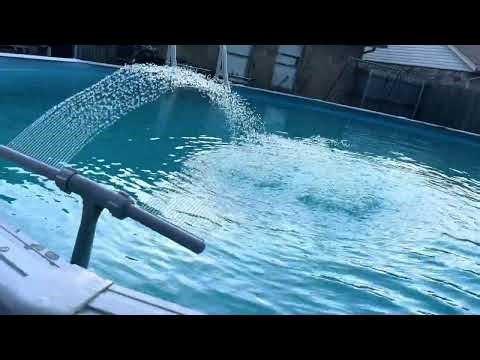Installing a New Pool Fountain 💦 | Easy DIY Upgrade for Above Ground Pools!