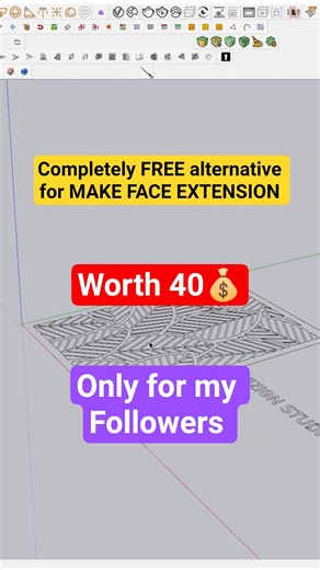 SketchUp Make Face Free Trick | AutoCAD to SketchUp Fastest Method 🚀