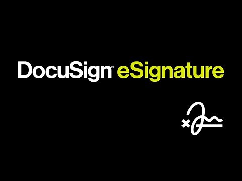DocuSign eSignature（ドキュサインの電子署名）が手に取るようにわかるデモ動画