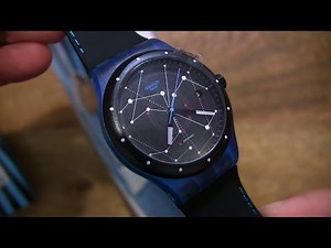 Swatch Sistem51 automatic watch in blue