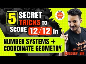 5 Secret Tricks to Score 12/12 🚀 in NUMBER SYSTEMS & COORDINATE GEOMETRY 🔥 Class 10 Maths Revision 📐