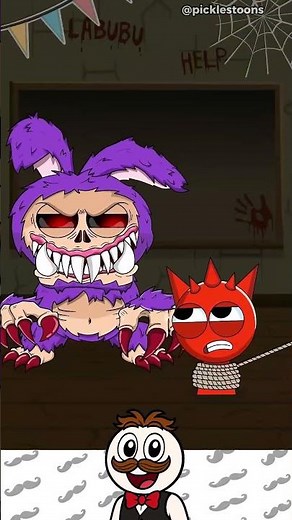 LABUBU les enseña su canción a los SPRUNKIS #sprunki Créditos: picklestoons