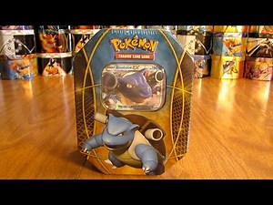 Pokemon Blastoise EX Tin Opening