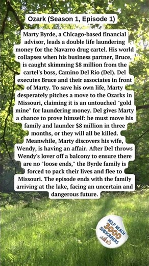 Ozark Season 1, Episode 1 Sugarwood #CrimeDrama #MoneyLaundering
